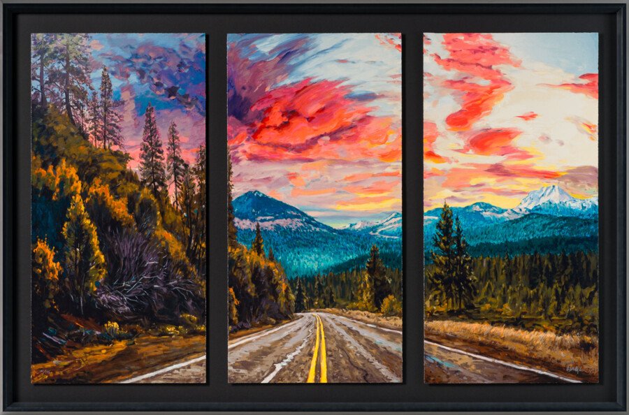 BDY Mountain Road Triptych 30 