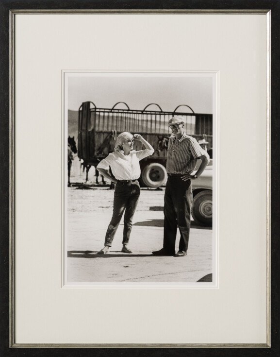 EAR WITH ARTHUR MILLER ON THE SET (3A) (SML) 30 