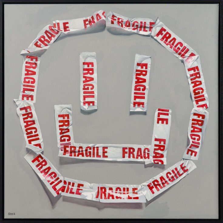FUN ORI POR 34730 Taped On Smile   Fragile 30 