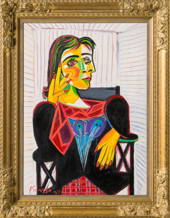 JMY ORI POR 33835 Portrait Of Dora Maar In The Style Of Pablo Picasso 1937 30 