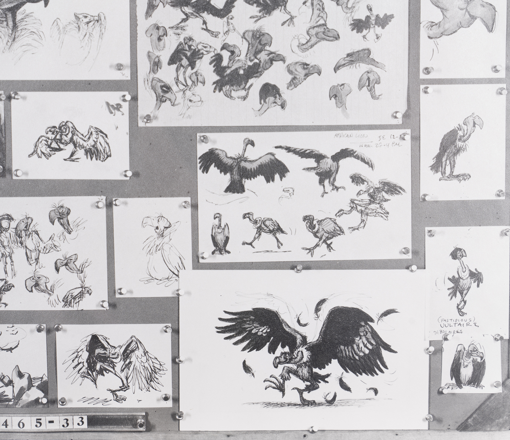 Vultures (1) Model Sheet | Disney Vintage | Castle Fine Art